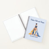Personalized Fashion Sketch Book ノートブック (内部)