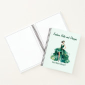 Personalized Fashion Sketch Book ノートブック (内部)