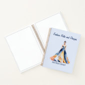 Personalized Fashion Sketch Book ノートブック (内部)