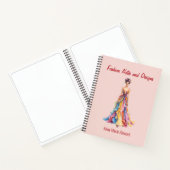 Personalized Fashion Sketch Book ノートブック (内部)