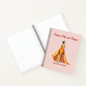 Personalized Fashion Sketch Book ノートブック (内部)