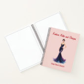 Personalized Fashion Sketch Book ノートブック (内部)