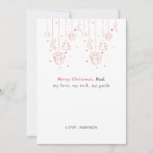 Personalized Father Christmas Card  シーズンカード (正面)