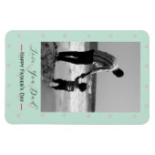 Personalized Father’s Day Photo Fridge Magnet マグネット (横)