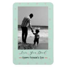 Personalized Father’s Day Photo Fridge Magnet