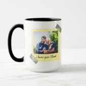Personalized Father's Day mug gift マグカップ (左)
