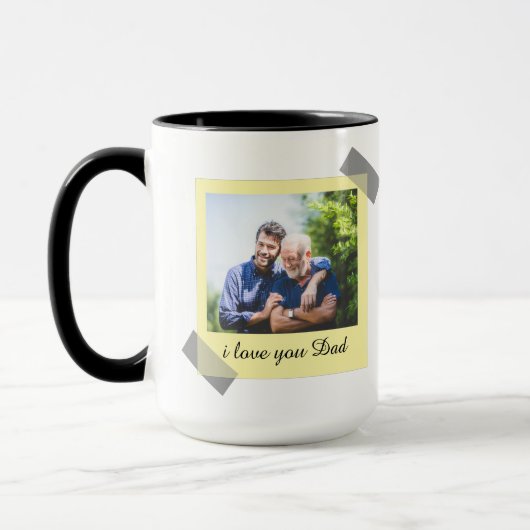 Personalized Father's Day mug gift マグカップ (左)