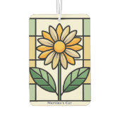 Personalized Faux Stained Glass Window カーエアーフレッシュナー (裏面)