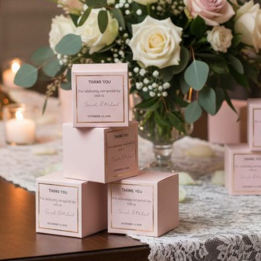 personalized favors, wedding boxes フェイバーボックス