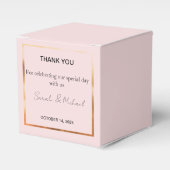personalized favors, wedding boxes フェイバーボックス (正面サイド)