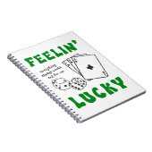 Personalized Feelin' Lucky & Positive Affirmations ノートブック (右側)