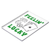 Personalized Feelin' Lucky & Positive Affirmations ノートブック (左側)