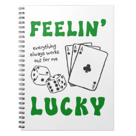 Personalized Feelin' Lucky & Positive Affirmations ノートブック