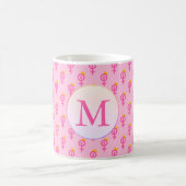 Personalized Feminist Pink コーヒーマグカップ (中央)
