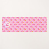 Personalized Feminist Pink ヨガマット (正面(横))