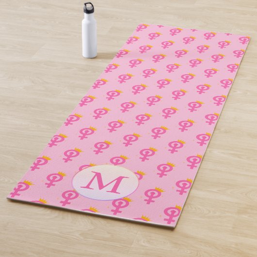 Personalized Feminist Pink ヨガマット (インサイチュ)