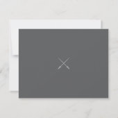Personalized Fencing Stationery Fencing ノートカード (裏面)