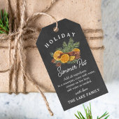 Personalized Festive Holiday Potpourri Tag ギフトタグ