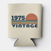 Personalized fifty vintage 50th birthday party 缶クーラー (正面)