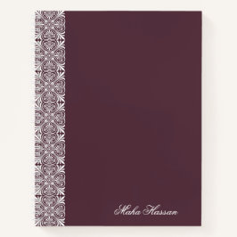 Personalized fig Floral Notebook   ノートブック