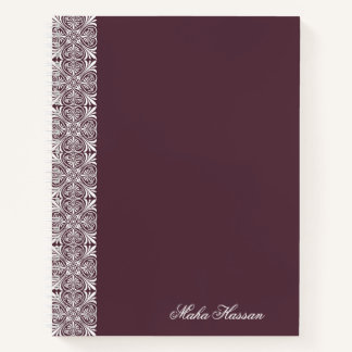 Personalized fig Floral Notebook   ノートブック