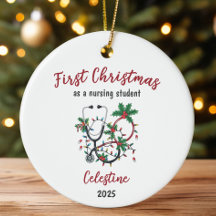 Personalized First Christmas as a Nursing Student