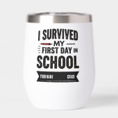 Personalized First Day of School Art (背面)