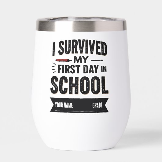 Personalized First Day of School Art (背面)