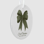 Personalized First Home New House Photo Christmas オーナメント (正面)