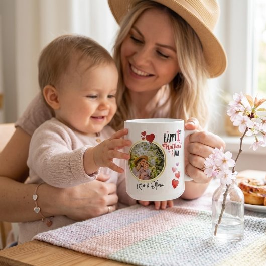 Personalized First Mother’s Day Mug ジャンボコーヒーマグカップ