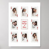 Personalized First Mother’s Day Photo Collage  ポスター (正面)