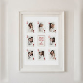 Personalized First Mother’s Day Photo Collage  ポスター