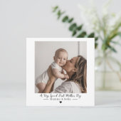 Personalized First Mother’s Day Photo Gift Card (スタンド正面)