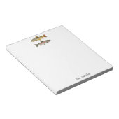 Personalized Fishing Lover  – Trout Fishing Design ノートパッド (アングル)