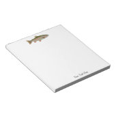 Personalized Fishing Lover  – Trout Fishing Design ノートパッド (アングル)