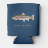 Personalized Fishing Lover  – Trout Fishing Design 缶クーラー (正面)