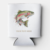 Personalized Fishing Lover  – Trout Fishing Design 缶クーラー (正面)