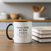 Personalized Five Star Rating Coffee Mug マグカップ