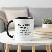 Personalized Five Star Rating Coffee Mug マグカップ