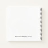 Personalized Flamingo X Years Together Anniversary ノートブック (裏面)