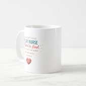 Personalized Flight Nurse Appreciation Quote コーヒーマグカップ (正面左)