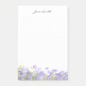 Personalized floral aesthetic dot Grid ポストイット (正面)