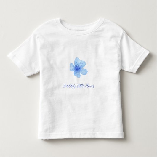 Personalized Floral Baby & Toddler T-Shirt トドラーTシャツ (正面)