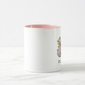 Personalized Floral Books Mug, teacher coffee mug, マグカップ (中央)