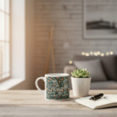 Personalized Floral Coffee Mini Mug エスプレッソカップ