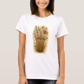 Personalized Floral Cup Illustration Gift Tシャツ (正面)