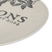 Personalized Floral Elegance Cutting Board カッティングボード (角)