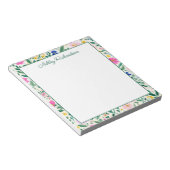 Personalized Floral Garden ノートパッド (アングル)