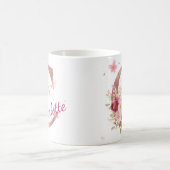 Personalized Floral Initial Mug – Letter C コーヒーマグカップ (中央)
