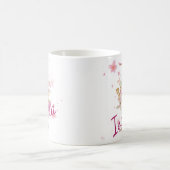Personalized Floral Initial Mug – Letter I コーヒーマグカップ (中央)